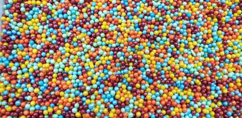 Rainbow Sugar Pearls - Click Image to Close